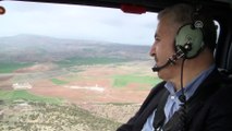Bakanlar Arslan ve Yılmaz, Ankara-Sivas YHT hattında helikopterle havadan incelediler - YOZGAT