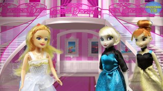 Плей До Принцессы Дисней Лепим платья из пластилина на русском Куклы Барби Анна Эльза