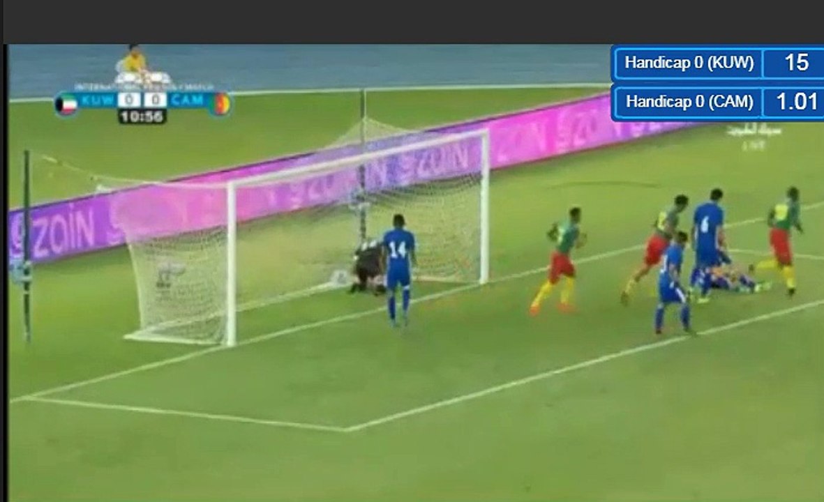 Aboubakar  Vincent   Super  Goal  (0:1)  Kuwait - Cameroon