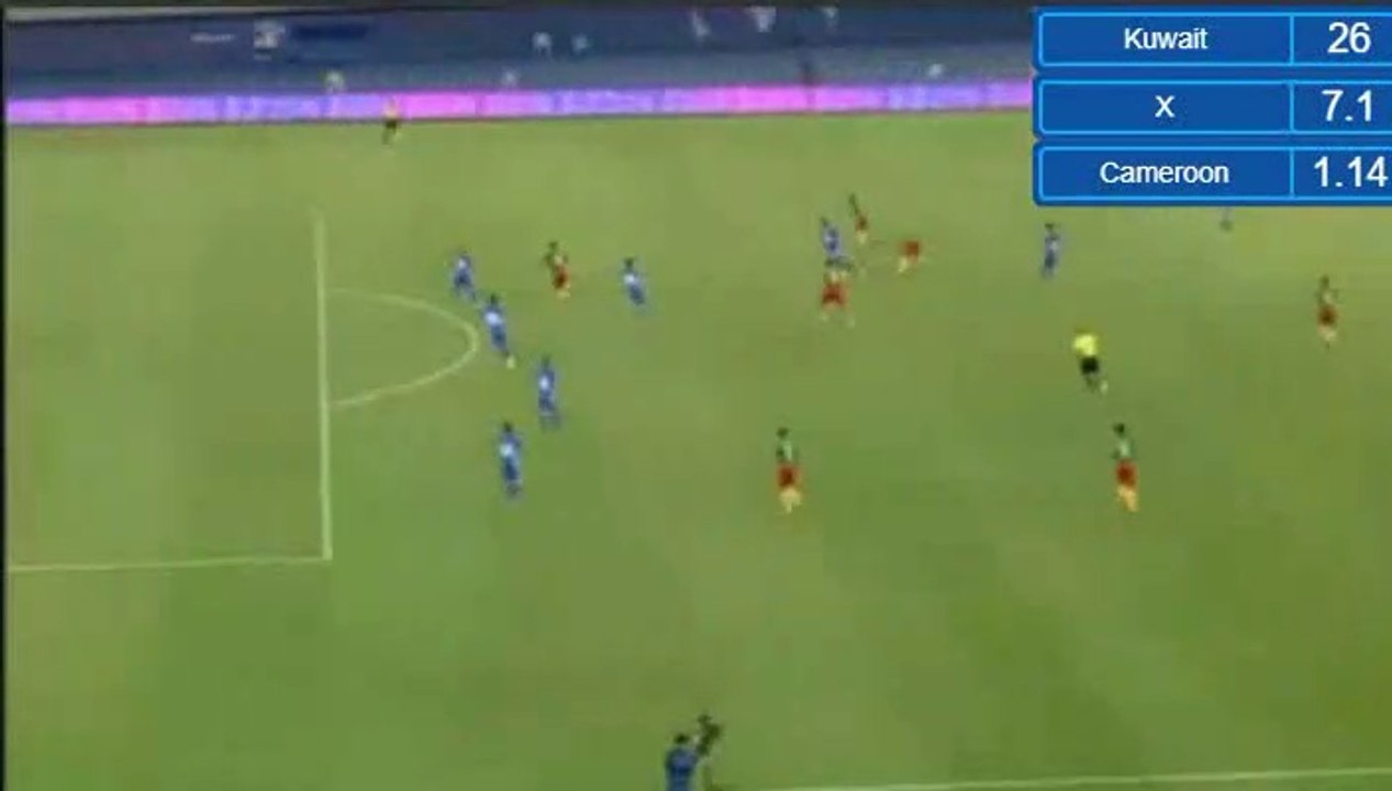 Vincent Aboubakar Goal - Kuwait 0-1 Cameroon 25-03-2018