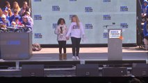 Martin Luther King Jr’s granddaughter speaks at rally