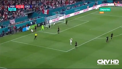 L'action de but qui prouve que le Pérou sera un adversaire redoutable pour la F