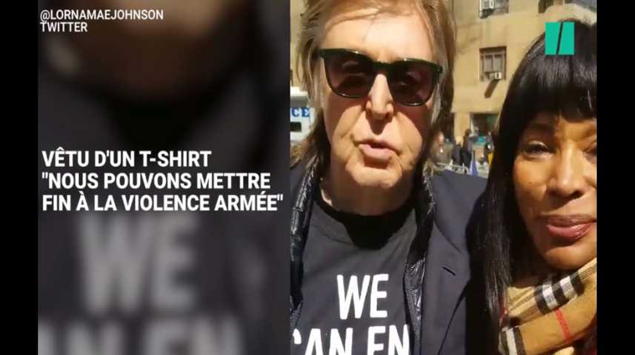 Paul McCartney a rejoint la marche contre les armes à feu en mémoire de John Lennon
