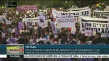Miles en Israel protestan contra la deportación de refugiados