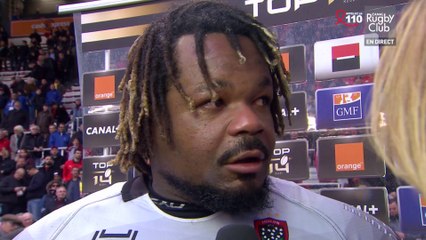 La réaction de Mathieu Bastareaud - Toulon / Clermont