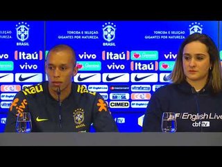 Seleção Brasileira: coletiva com Miranda - 25/03/2018