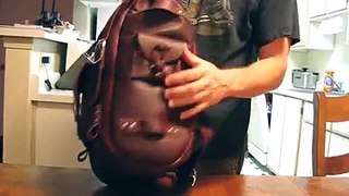 Leather Backpack video