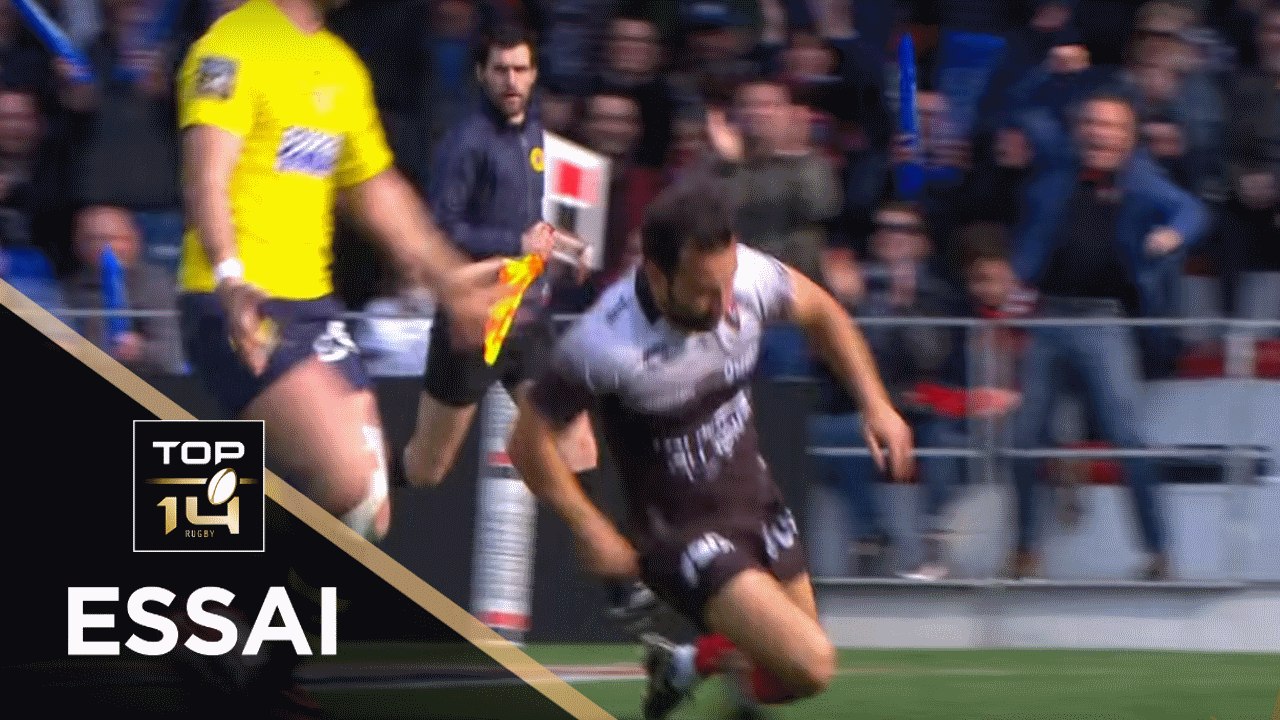 TOP 14 - Essai Eric ESCANDE (RCT) - Toulon - Clermont - J22 - Saison 2017/2018
