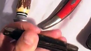 Vintage Boy Scout Knives 14K Pearl Necklace WW2 Pen Knife Jewelry Estate Sterling Video #32