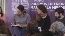 Pablo Iglesias anima a recuperar la palabra patria, como hizo Argentina