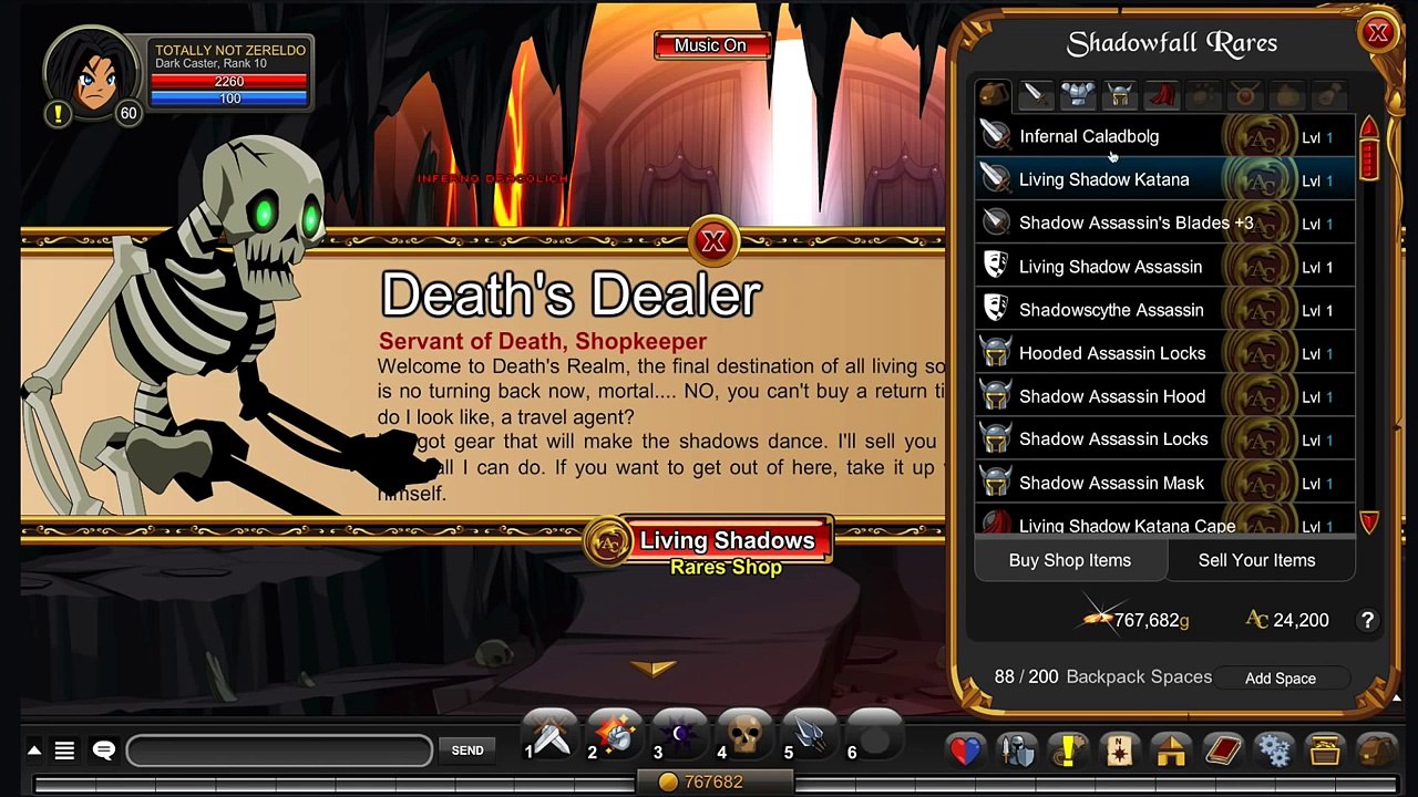 AQW Infernal Caladbolg Weapon Guide