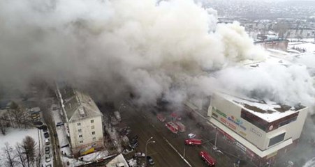 Rusya'da AVM Yangınında 37 Kişi Yaşamını Yitirdi