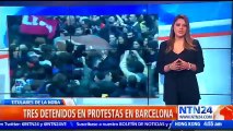 Al menos tres detenidos en Barcelona en medio de protestas por la detención de Puigdemont en Alemania