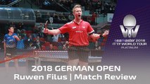 2018 ITTF German Open | Ruwen Filus Match Review