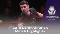 2018 German Open Highlights I Xu Xin vs Patrick Franziska (1/2)