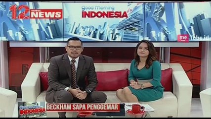 Beckham Sapa Penggemar Indonesia
