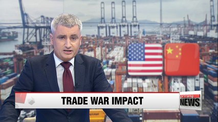 U.S.-China trade war affects S. Korea..."S. Korea's exports to China to go down 20%, overall exports to go down 5%"9