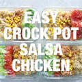 Easy Slow Cooker Salsa Chicken Thighs