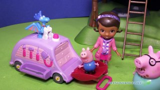 Peppa PIG Tree House Club With Doc McStuffins a Funny Toy Parody