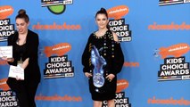 Chloe East 2018 Kids' Choice Awards Orange Carpet