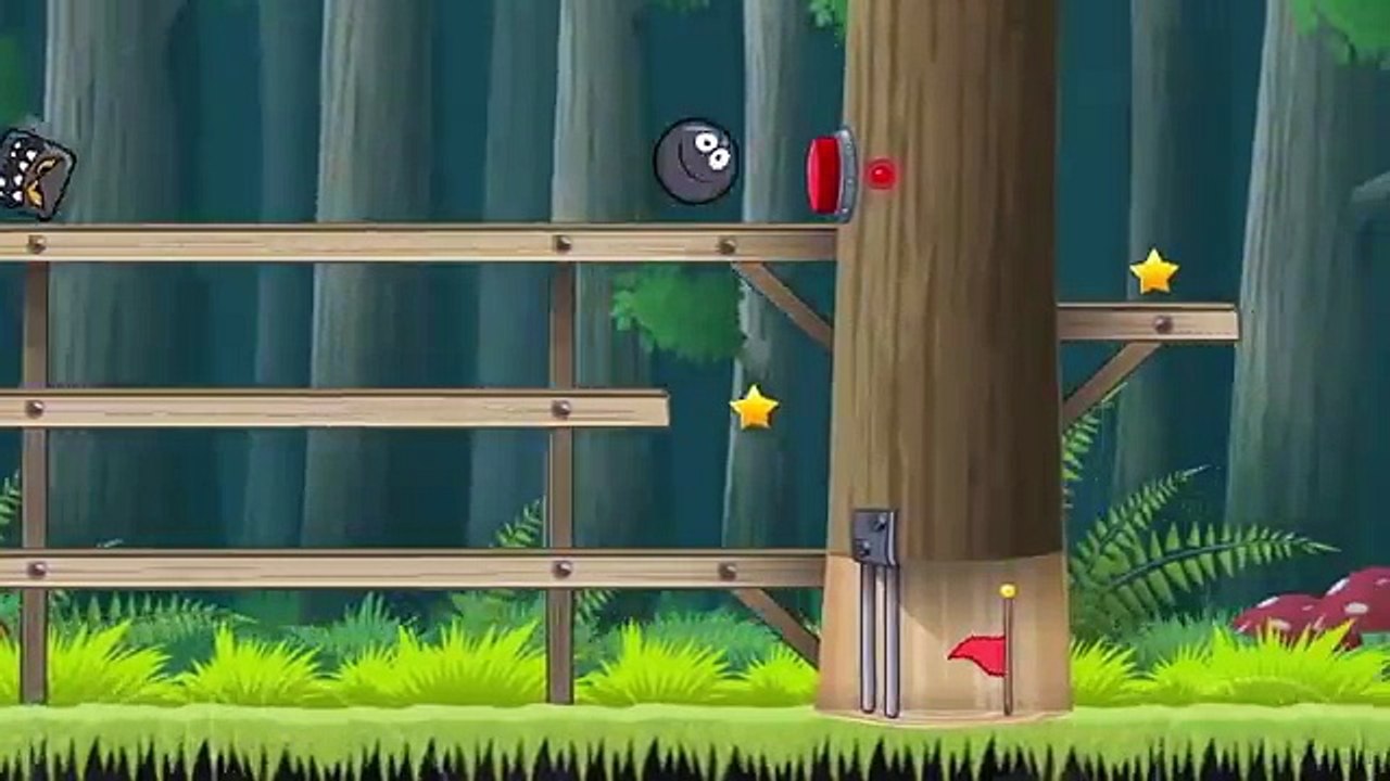 RED BALL 4 as BLACK BALL. RED BALL Adventure! Video for Kids and toddlers. BALL Super HERO