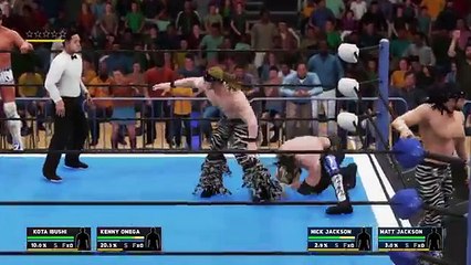 Télécharger la video: WWE 2K18 Strong Style Evolved Kenny Omega and Kota Ibushi vs. The Young Bucks