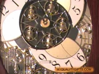 RHYTHM GRAND NOSTALGIA MOTION WALL CLOCK