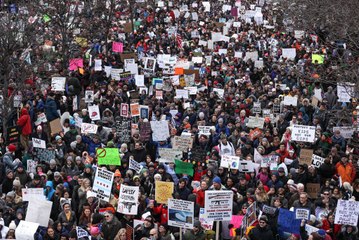 Des milliers d'américains ont participé à "La Marche pour la Vie'
