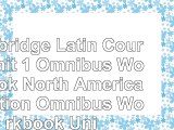 Cambridge Latin Course Unit 1 Omnibus Workbook North American edition Omnibus Workbook eedc3e61