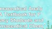 Pharmaceutical Analysis A Textbook for Pharmacy Students and Pharmaceutical Chemists 3e f5fc67ca