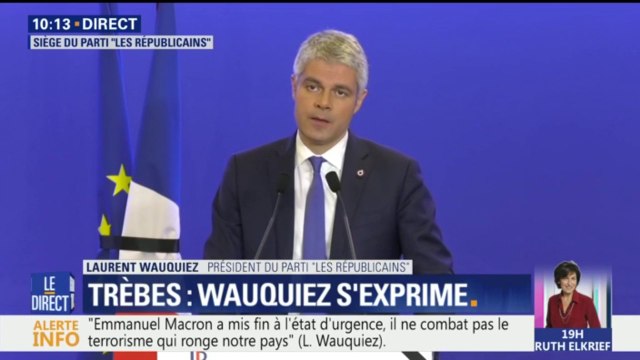 Laurent Wauquiez sur le terrorisme: Je demande solennellement à Emmanuel Macron de sortir de sa coupable naïveté