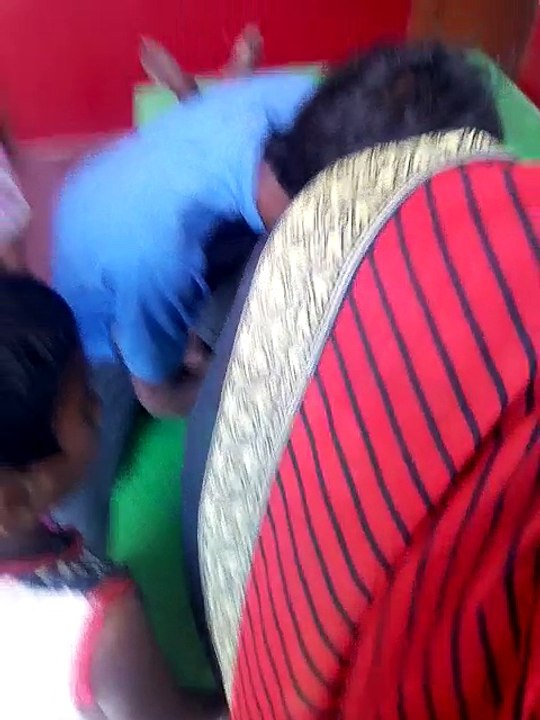 Bees Attack on men in up, India- Village story - Medical attention by family members .