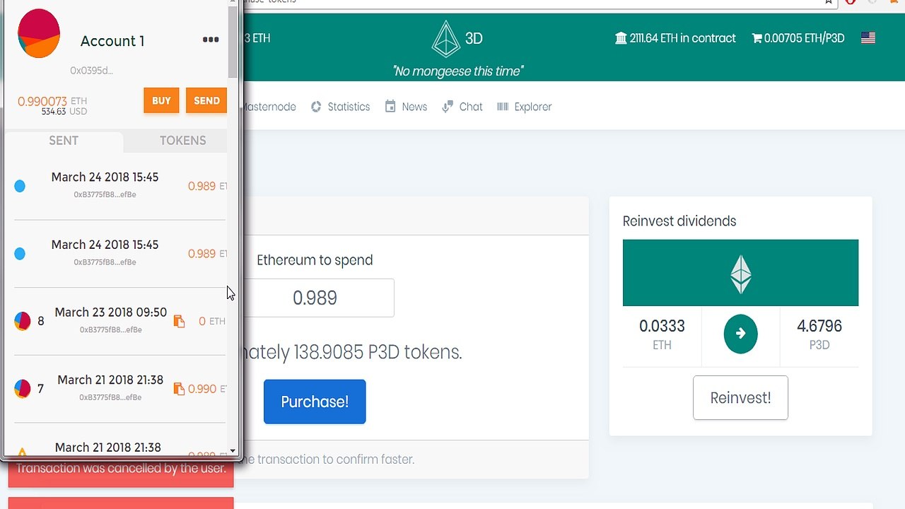 PoWH3D earn ethereum