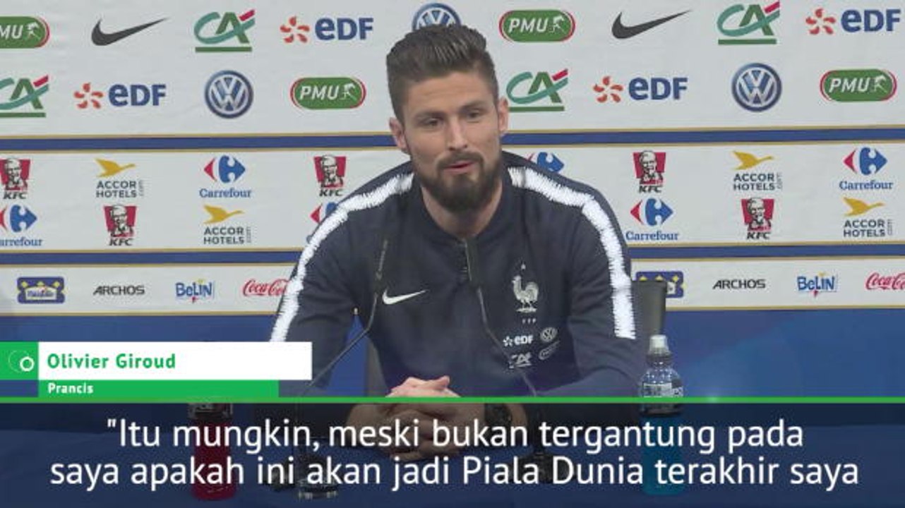 Giroud Berharap Tahun 2018 Di Rusia Bukan Piala Dunia Terakhirnya