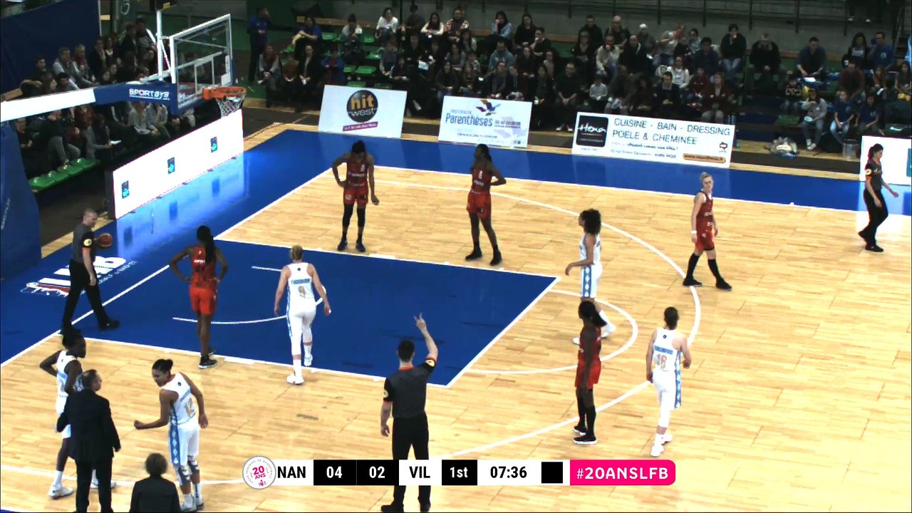 LFB 17/18 - J19 : Nantes Rezé - Villeneuve d'Ascq