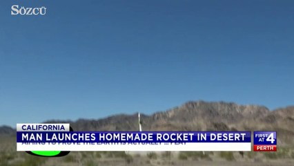 Abd'de  kendini ev yapımı roketiyle uzaya fırlatmak istedi. Sonuç ise şaşırtmadı!