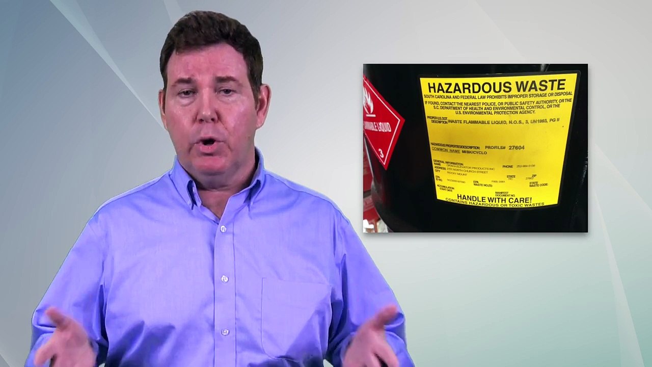 Who Needs Hazardous Waste Training