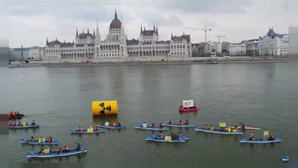 Greenpeace contra una polémica central nuclear en Hungría