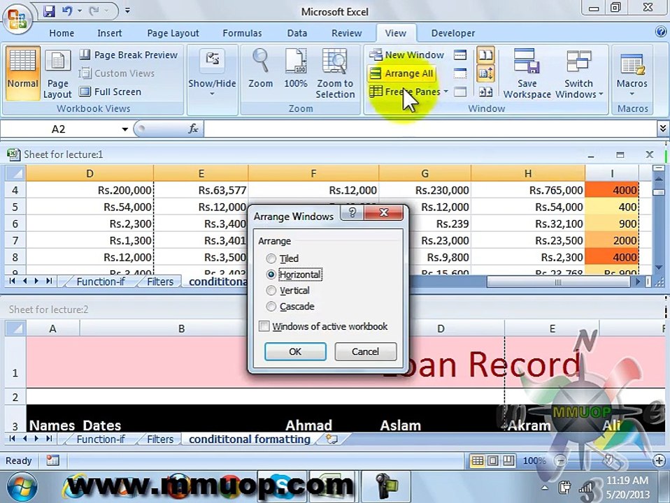Lecture 24. View Tab Part2-17