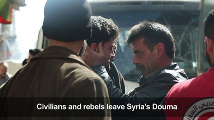 Mass evacuations continue from Syria's Eastern Ghouta