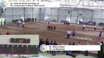 Finales,  troisième tour, tirs progressif, rapide en simple et rapide en double -18, France Clubs Jeunes, Limoges 2018