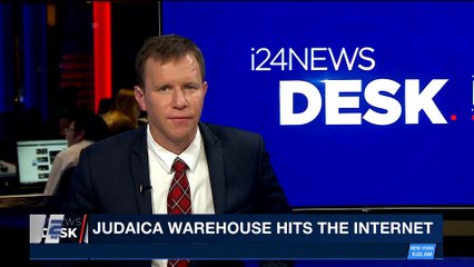 i24NEWS DESK | Judaica Warehouse hits Internet | Monday, March 26th 2018