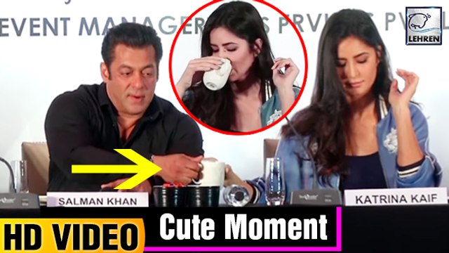 Salman Khan Shares His Coffee With Katrina Kaif