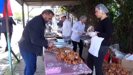 Köyceğiz’de şehitler için lokma döküldü