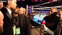 David Haye & Joe Joyce Confront Dereck Chisora after his KO win