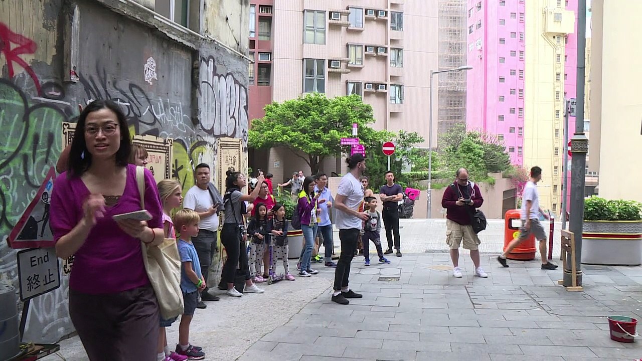 A Hong Kong, l'art de rue explose