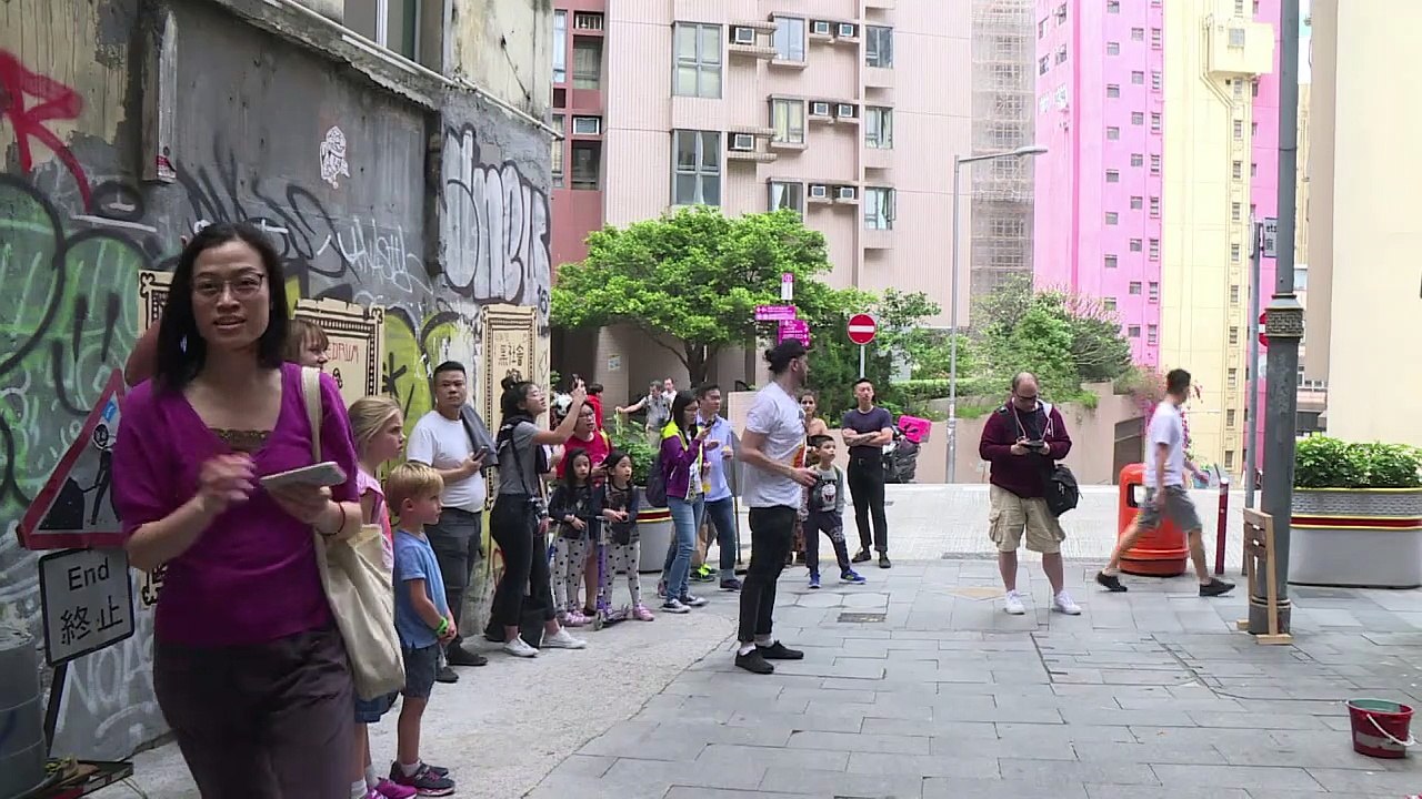 A Hong Kong, l'art de rue explose