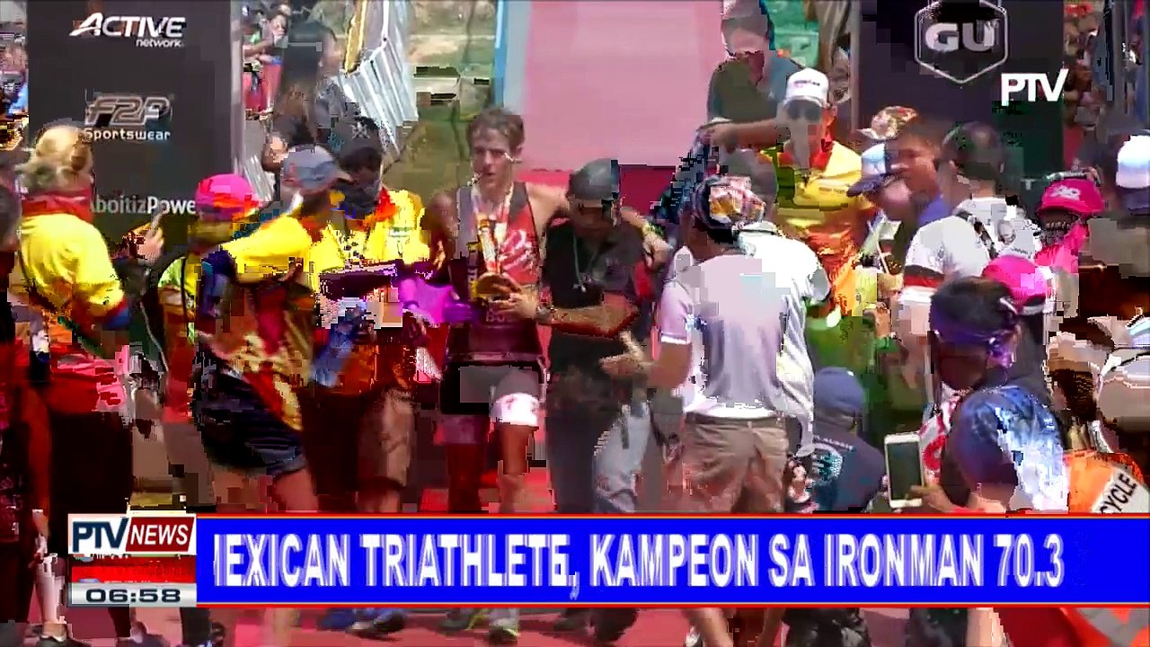 #PTVNEWS: Mexican Triathlete, kampeon sa Ironman 70.3