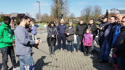 Plongeurs pour nettoyer le Canal du Centre.