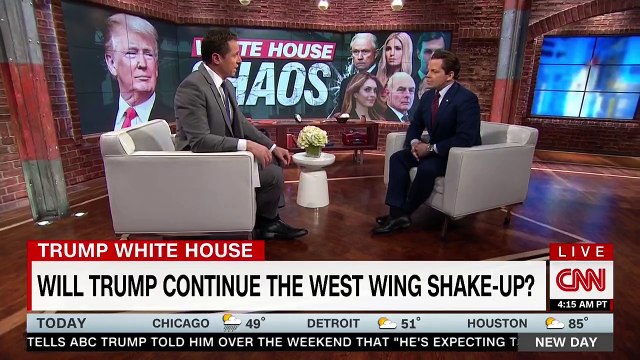 Scaramucci goes down in flames trying to claim that trump's turnover is totally normal because he's a businessman